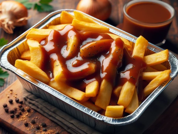 Plate of hot chips